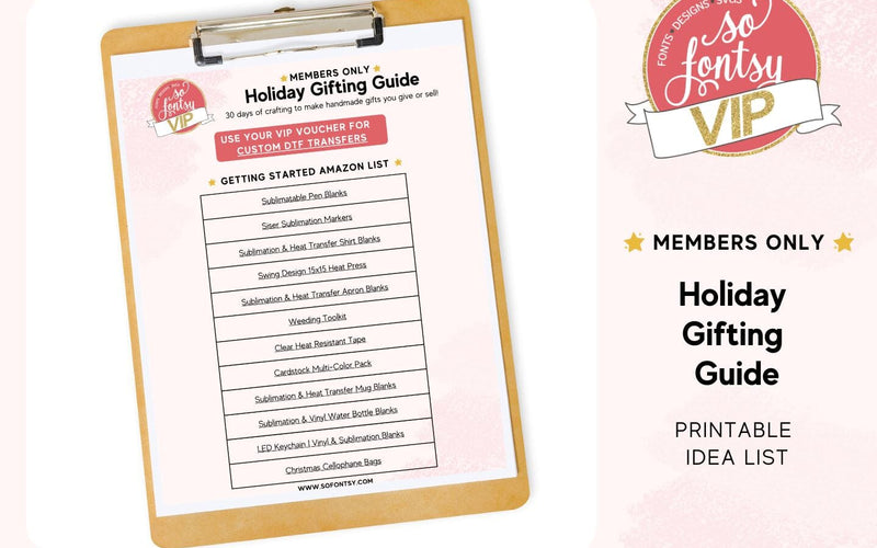 Holiday Gifting Guide | Project & Shopping List