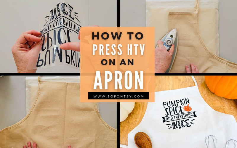 How to Apply HTV onto an Apron