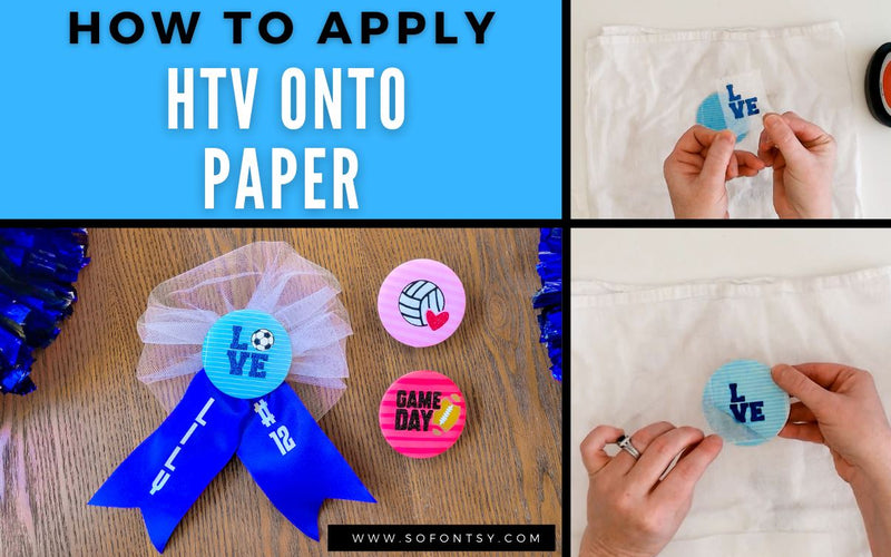 How to Apply HTV to Paper