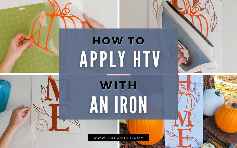 How to Apply HTV to Wood with an Iron