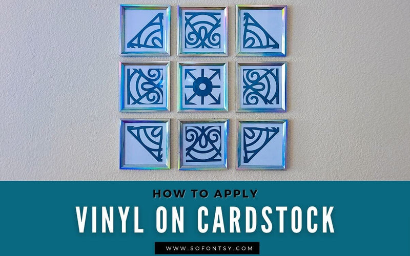 How to Apply Vinyl to Cardstock Tips & Tricks