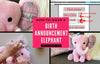 How to Customize a Baby Birth Announcement Elephant