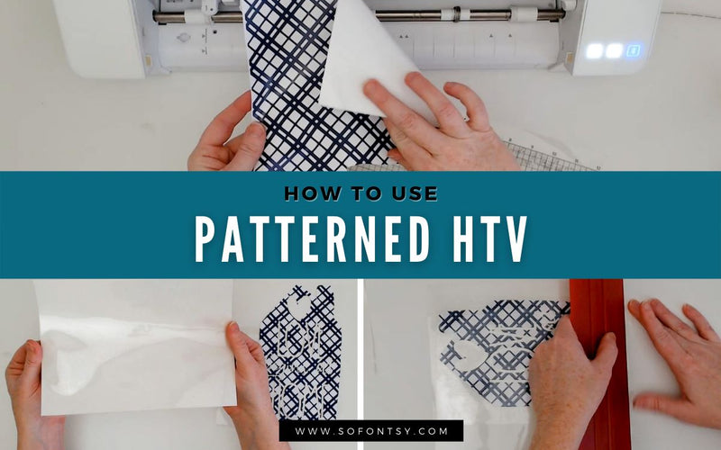 How to Cut and Press Patterned HTV