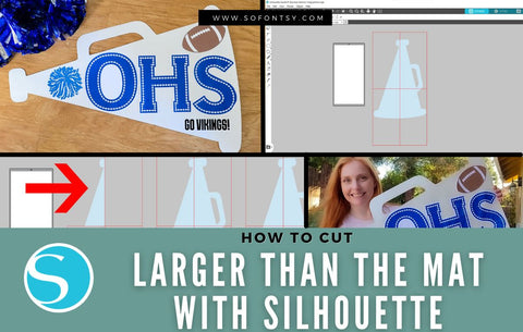 How to Cut Larger Than Your Mat with Silhouette