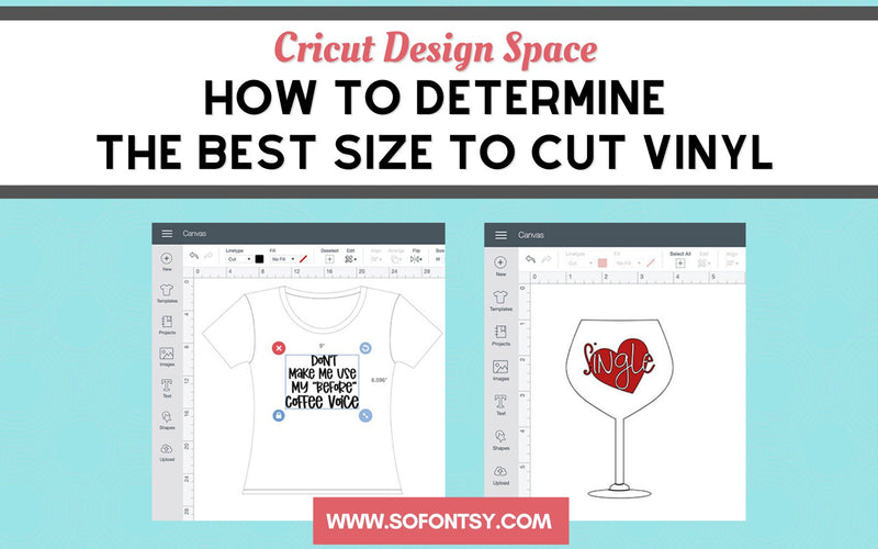 How to Determine the Best Size to Cut Vinyl in Cricut Design Space