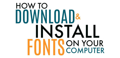 How to Download and Install Fonts from So Fontsy onto Your Computer