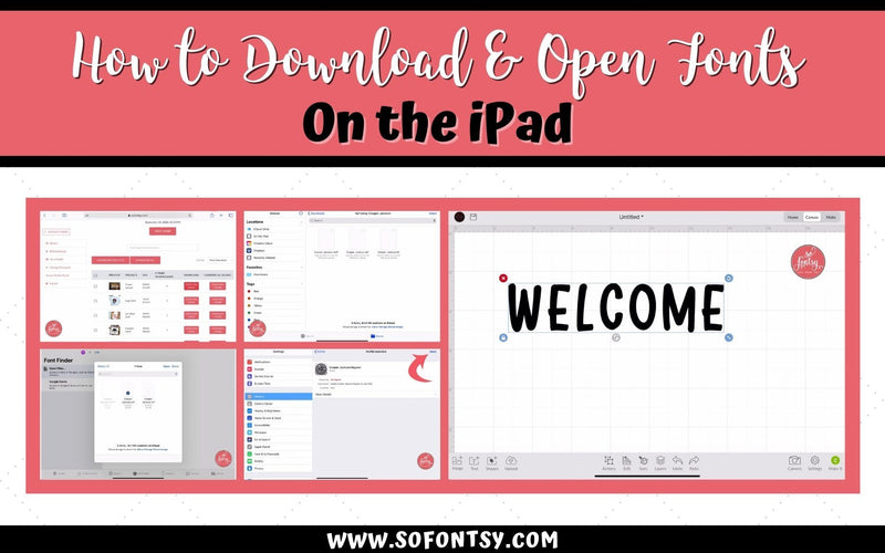 How to Download & Open Fonts on the iPad