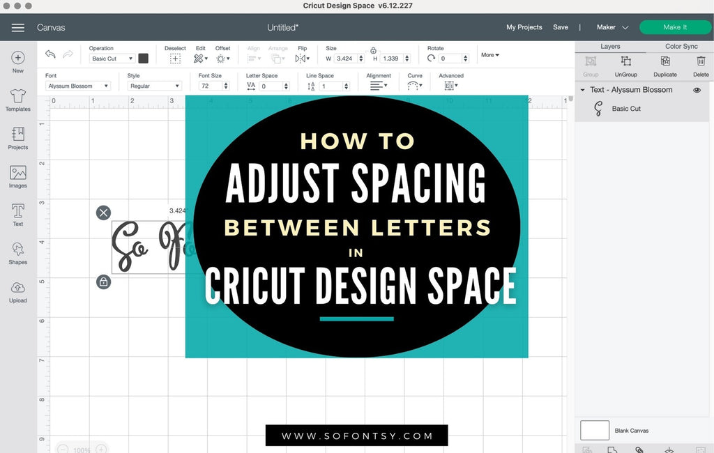 How to Easily Adjust Spacing Between Letters in Cricut Design Space ...