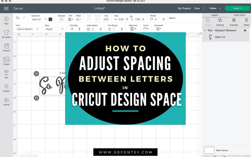 How to Easily Adjust Spacing Between Letters in Cricut Design Space