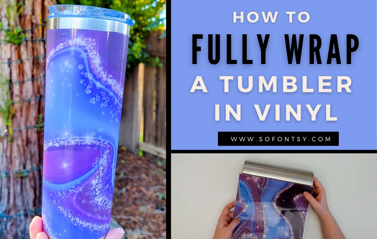 Using Printable Vinyl with Inkjet Printer for Mug and Tumbler Decals - So  Fontsy