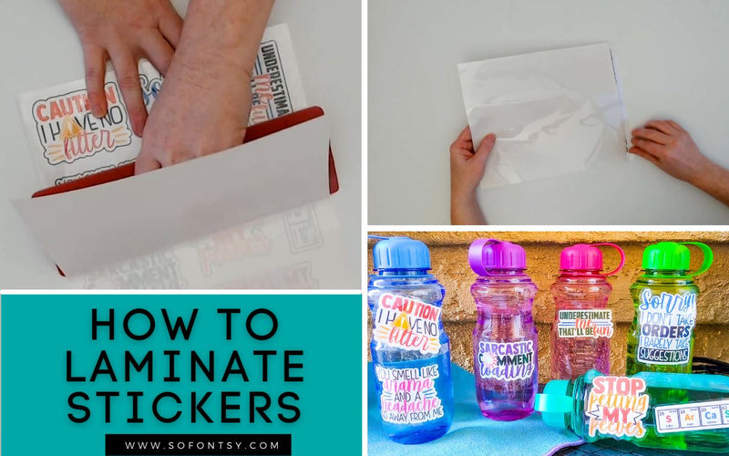 How to Laminate Printable Stickers