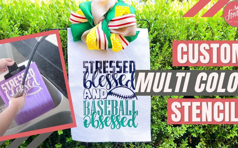 How to Make a Custom Multi Color Stencil (At Home!)