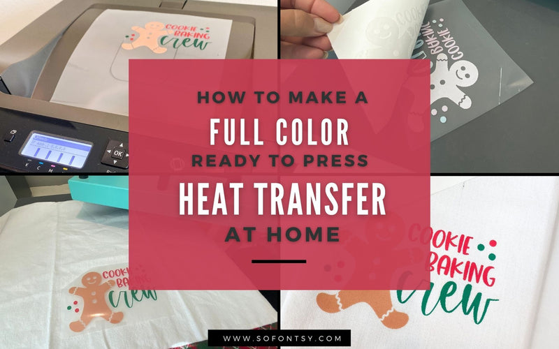 How to Make a Full Color Transfer with Uninet iColor White Toner Printer