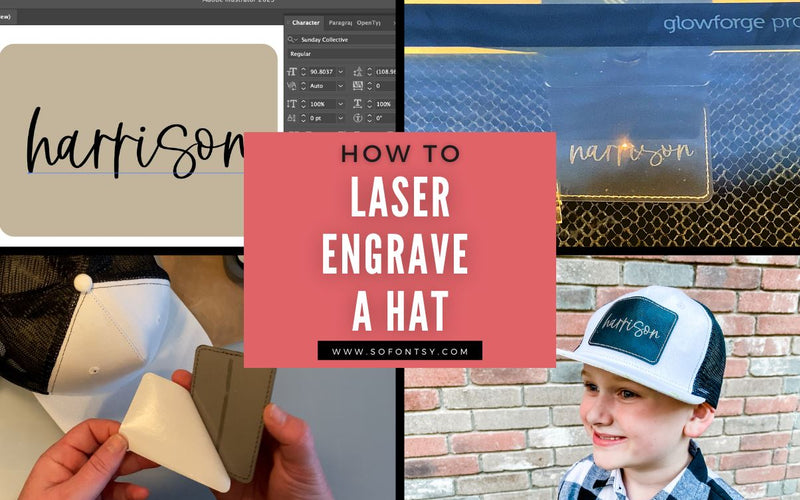 How to Make a Laser Engraved Leather Patch Hat | Project 2: Steps Outline (SF Blog)