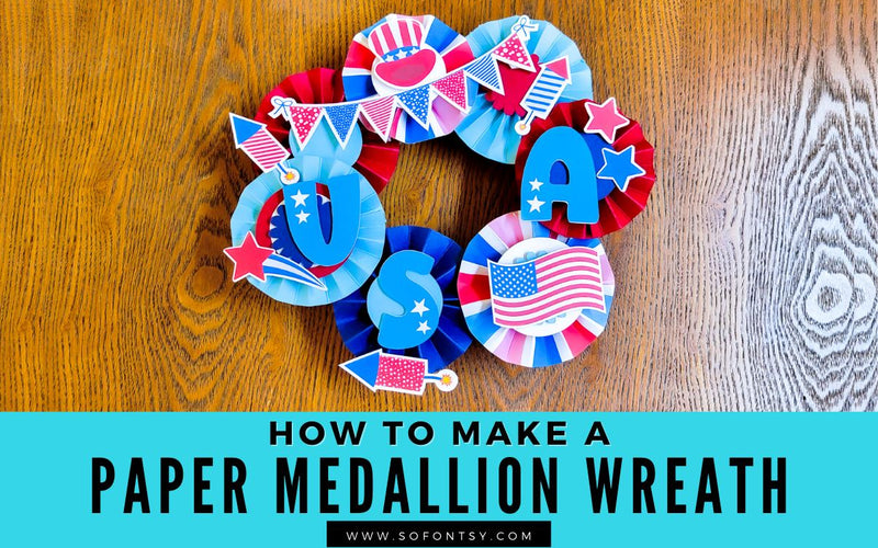 How to Make a Paper Medallion Wreath