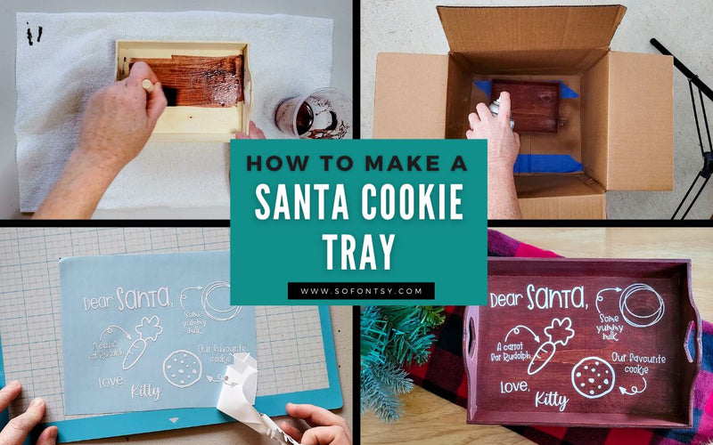 How to Make a Santa Cookie Tray