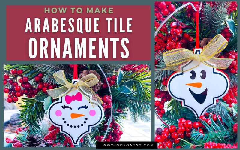 How to Make Arabesque Tile Oranments