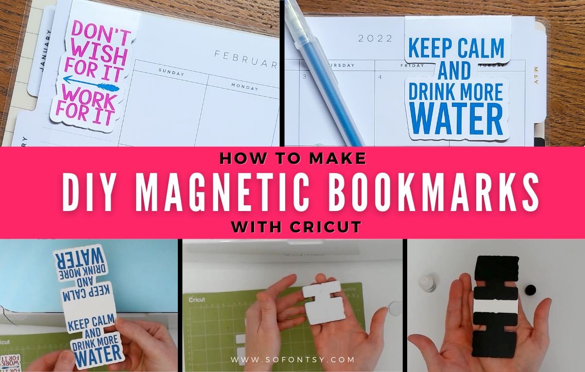 How to Make Magnetic Bookmarks with the Cricut Joy Xtra - Michelle's Party  Plan-It