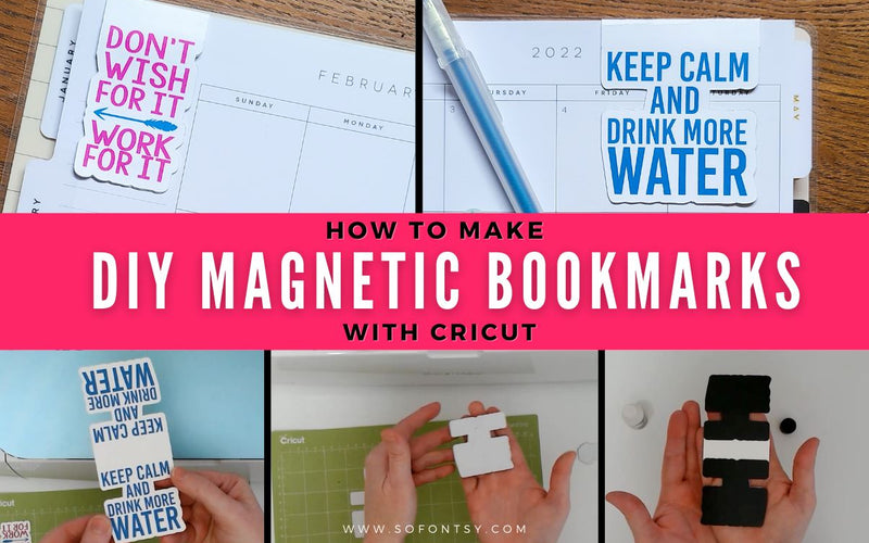 How to Make DIY Magnetic Bookmarks with Cricut