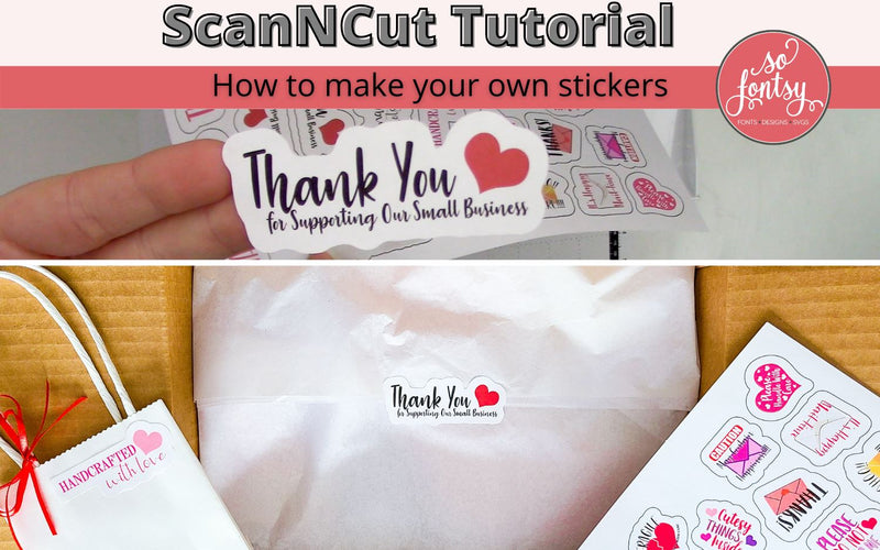 How to make stickers with the Brother ScanNCut