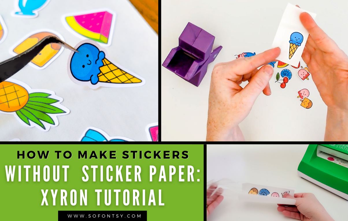 How to Make Stickers/ DIY Stickers / Handmade Stickers / Homemade Stickers  