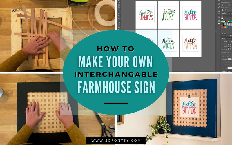 How to make your own Interchangeable Tobacco Basket Inspired Art