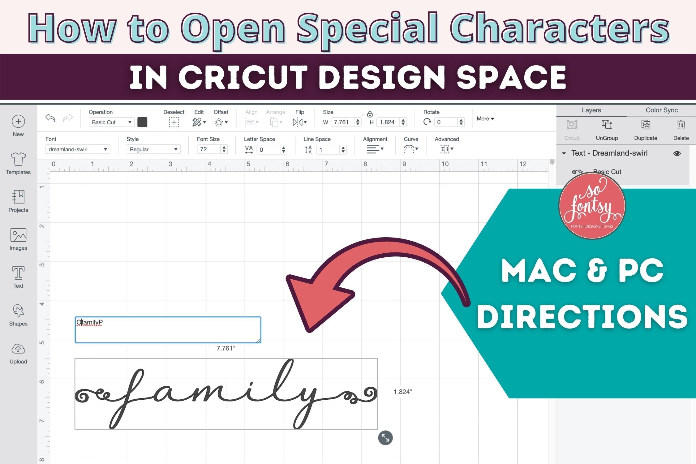 How to Get Fonts from Dafont to Cricut & Use the Secret Characters Called  Glyphs! - Jennifer Maker