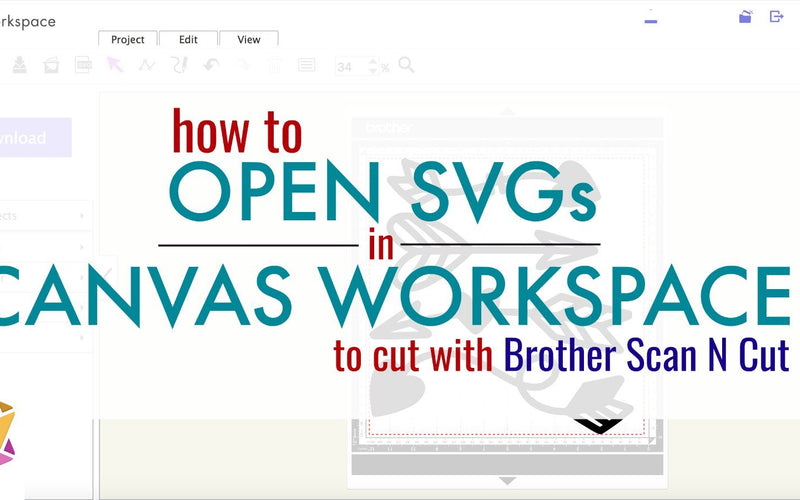 How to Open SVGs in Brother's Canvas Workspace