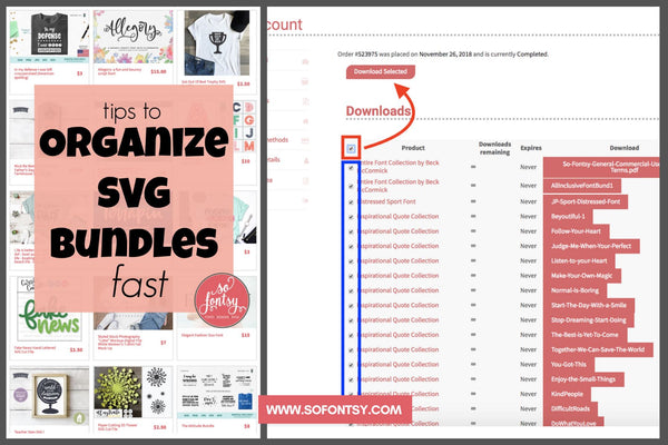 How To Organize SVG Design Bundles in 3 Steps