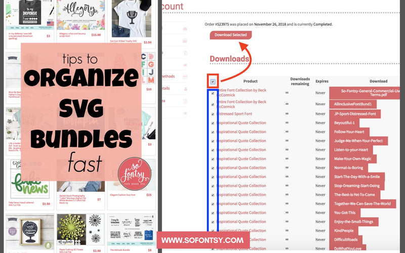 How To Organize SVG Design Bundles in 3 Steps