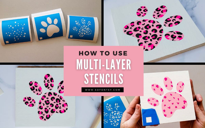 How to Paint with Layered Stencils