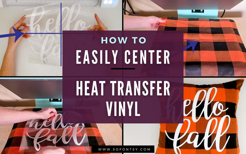 How to Perfectly Center Heat Transfer Vinyl
