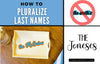 How to Pluralize Last Names
