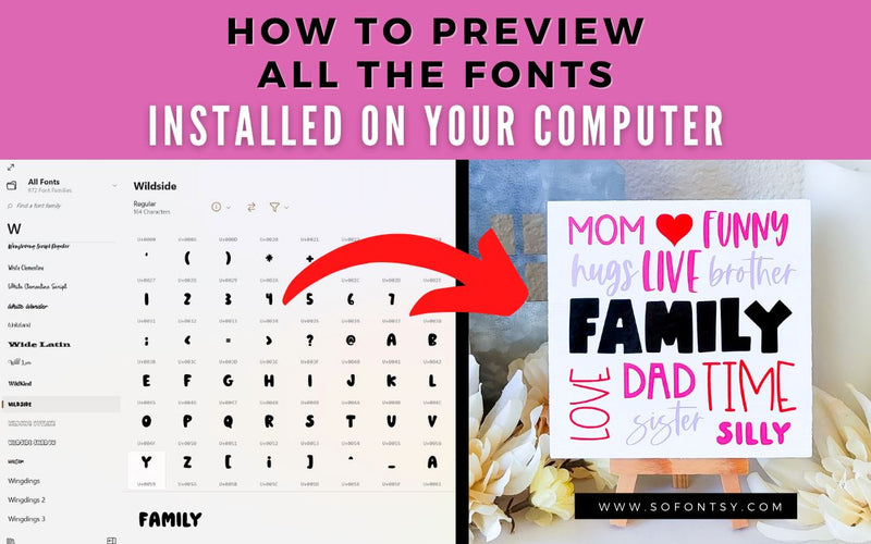 How to Preview All Fonts on Your Computer