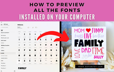 How to Preview All Fonts on Your PC Computer