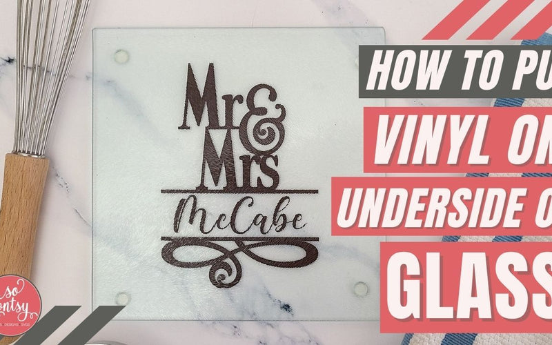 How to Put Vinyl on Underside of Glass Cutting Board