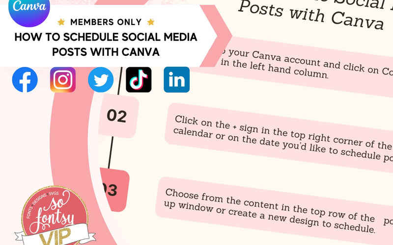 How to Schedule Social Media Posts with Canva