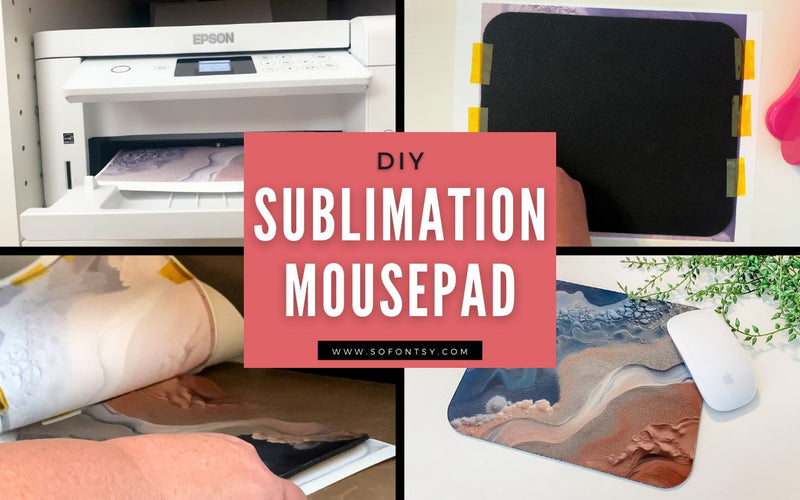 How to use a Tumbler Sublimation Design on a Mousepad!