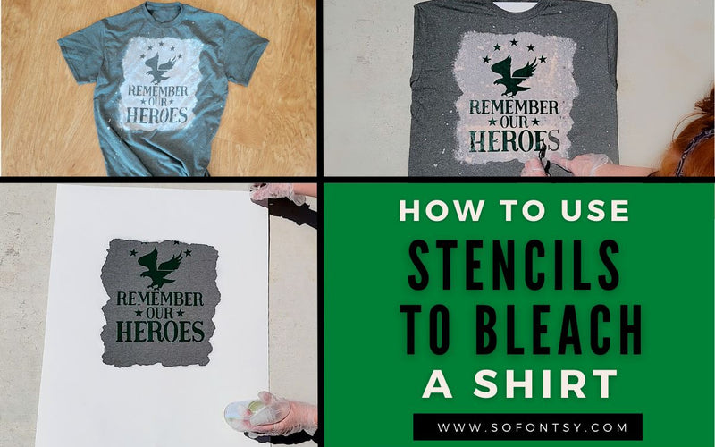 How to Use Vinyl to Bleach a Shirt