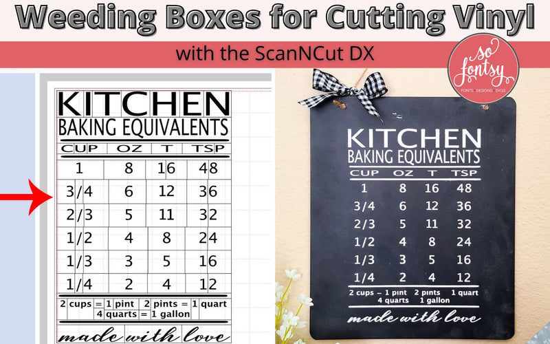 How to Use Weeding Boxes When Cutting Vinyl with the Brother ScanNCut