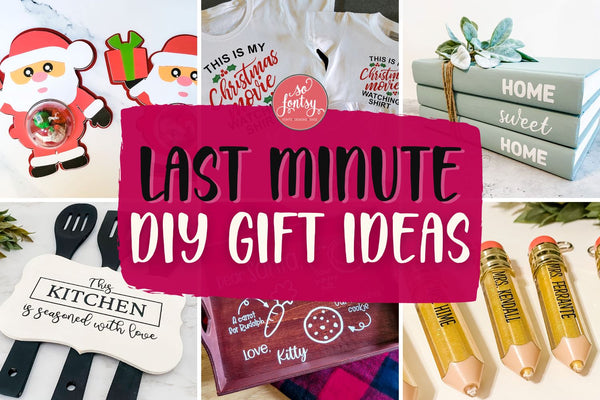 Last Minute DIY Gift Ideas - Top DIY Bloggers