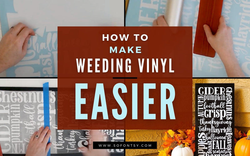 Make Weeding Vinyl Easier by Adding Weeding Boxes