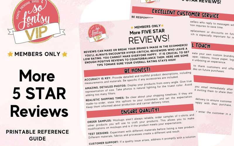 More FIVE STAR Reviews!