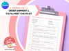 Order Shipment & Fulfillment Printable Checklist