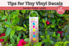 Tips for Tiny Vinyl Decals - Garden Stake Labels (Video)