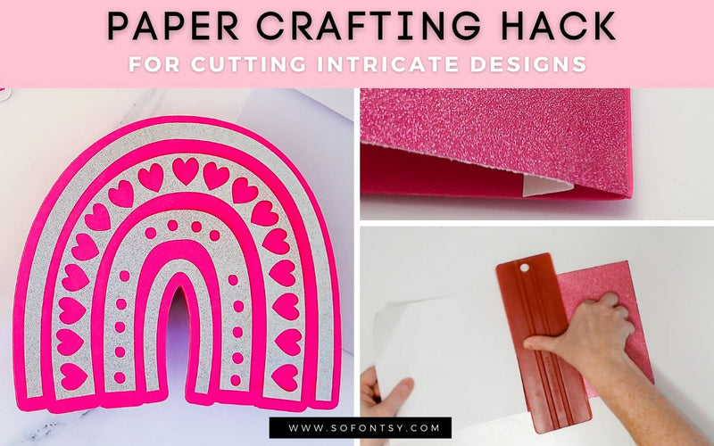 Trick for Cutting Intricate Designs out of Cardstock