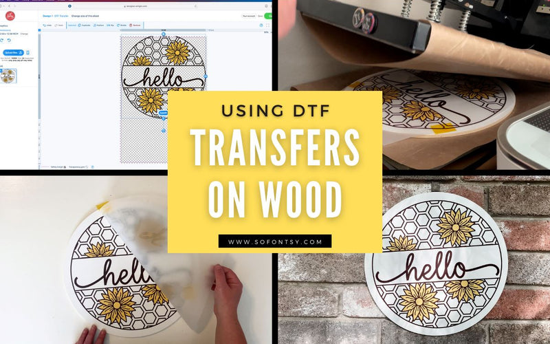 Using DTF Transfers on Painted Wood For a Custom Sign