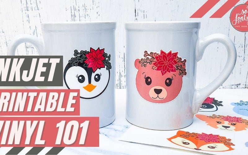 Using Printable Vinyl with Inkjet Printer for Mug and Tumbler Decals