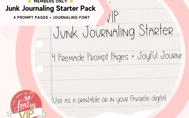 VIP ONLY Junk Journal Starter Kit
