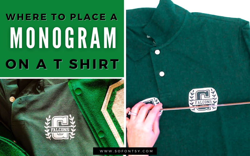 Where to Place a Monogram on a T Shirt